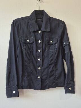 ORLY WOMEN'S JEAN JACKET BUTTON DOWN DUTTON CHEST